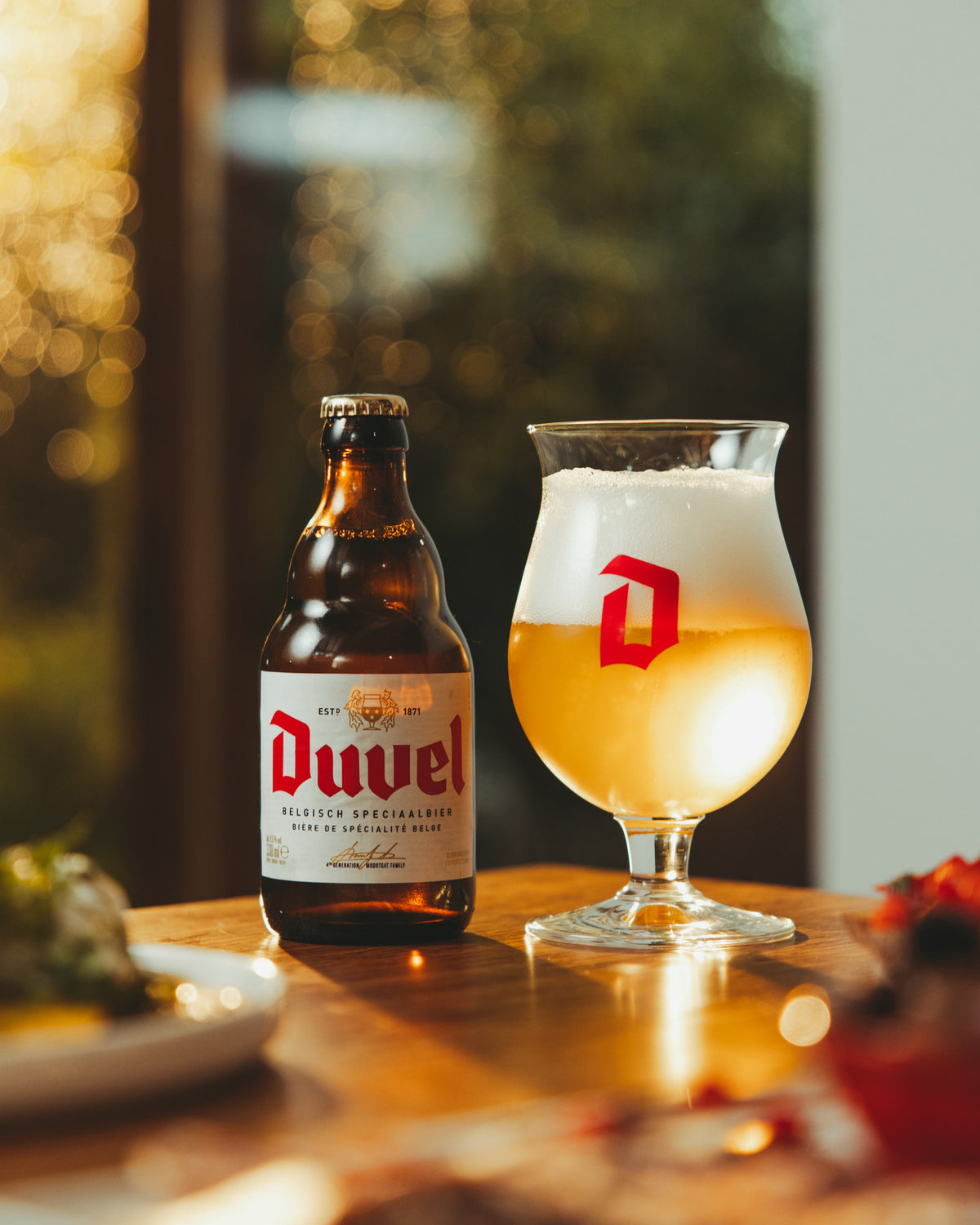 Duvel Glass - Red 'D'